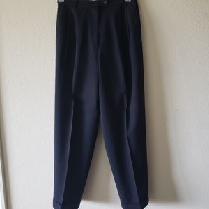 Austin Reed Navy Blue Straight Leg Dress Pants